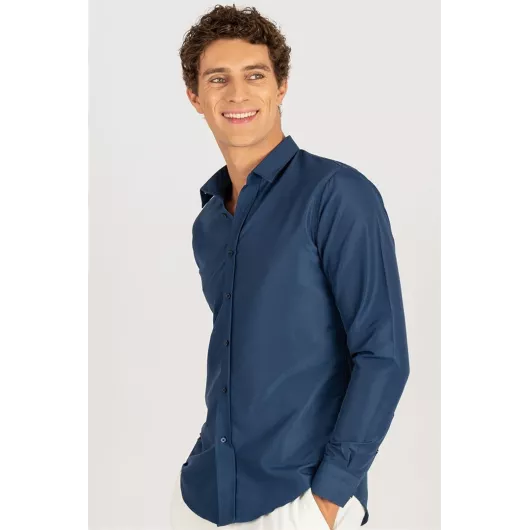 Рубашка Tudors, Цвет: Темно-синий, Размер: M, изображение 2