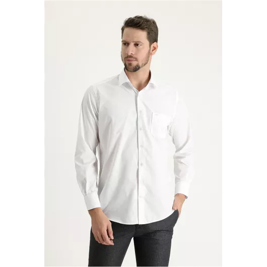 Рубашка, Цвет: Белый, Размер: L, изображение 2