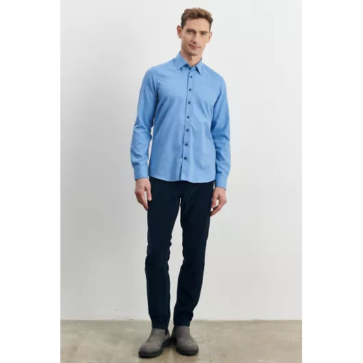 Рубашка ALTINYILDIZ CLASSICS, Цвет: Голубой, Размер: S, изображение 2