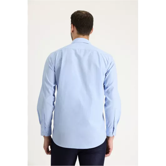 Рубашка, Цвет: Голубой, Размер: M, изображение 3