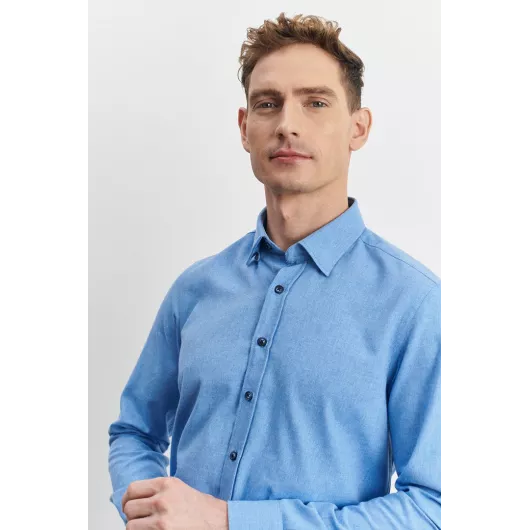Рубашка ALTINYILDIZ CLASSICS, Цвет: Голубой, Размер: S, изображение 3