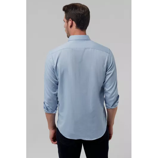 Рубашка D'S Damat, Цвет: Голубой, Размер: 2XL, изображение 4