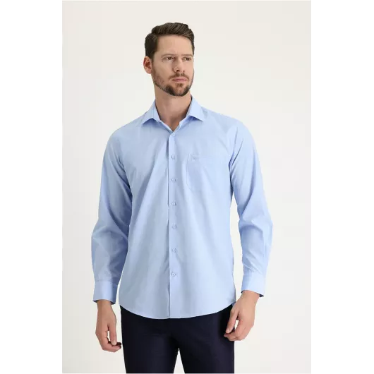 Рубашка, Цвет: Голубой, Размер: XL, изображение 2