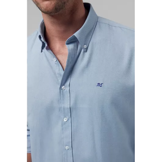 Рубашка D'S Damat, Цвет: Голубой, Размер: 2XL, изображение 3