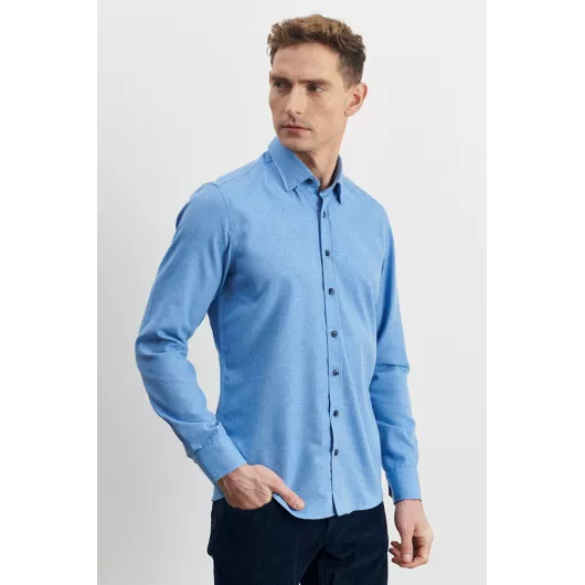 Рубашка ALTINYILDIZ CLASSICS, Цвет: Голубой, Размер: 2XL