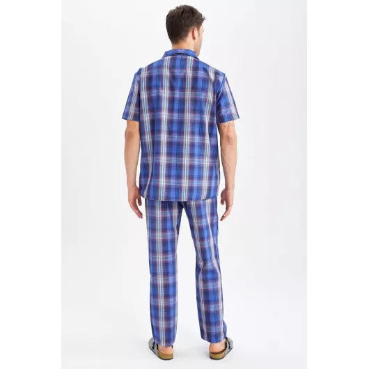 Пижамный комплект DeFacto, Цвет: Темно-синий, Размер: L, изображение 6