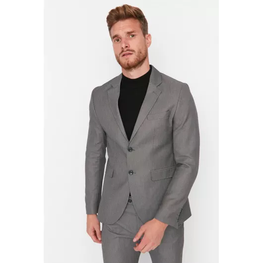 Пиджак TRENDYOL MAN, Цвет: Серый, Размер: 54