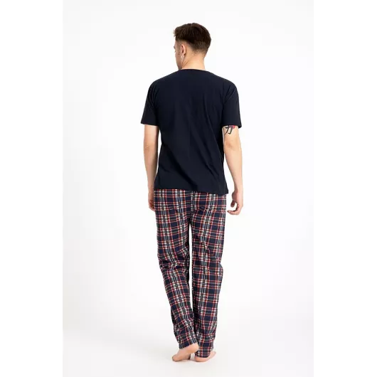 Пижамный комплект TAMPAP, Цвет: Темно-синий, Размер: XL, изображение 8