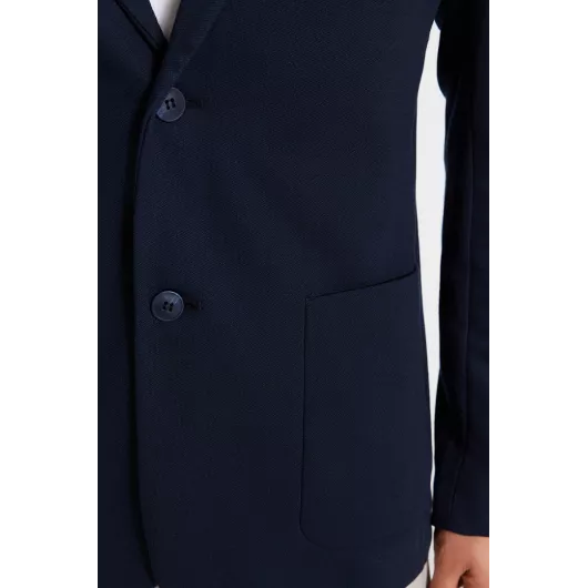 Пиджак TRENDYOL MAN, Цвет: Темно-синий, Размер: S, изображение 4