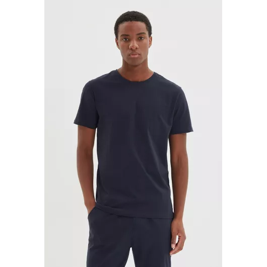 Пижамный комплект TRENDYOL MAN, Цвет: Темно-синий, Размер: M, изображение 4