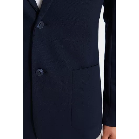 Пиджак TRENDYOL MAN, Цвет: Темно-синий, Размер: L, изображение 4