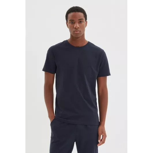Пижамный комплект TRENDYOL MAN, Цвет: Темно-синий, Размер: XL, изображение 4