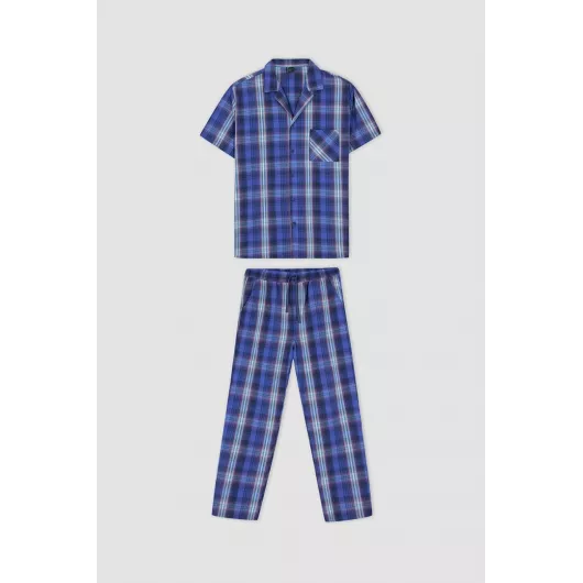 Пижамный комплект DeFacto, Цвет: Темно-синий, Размер: S, изображение 8