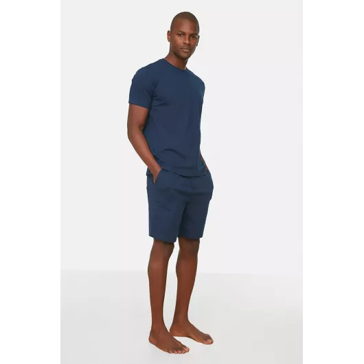 Пижамный комплект TRENDYOL MAN, Цвет: Темно-синий, Размер: L, изображение 3