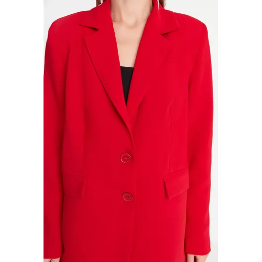 Пиджак TRENDYOLMILLA, Цвет: Красный, Размер: 38, изображение 3