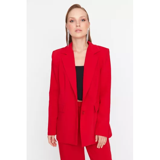 Пиджак TRENDYOLMILLA, Цвет: Красный, Размер: 38, изображение 4