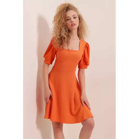 Платье Bigdart, Цвет: Оранжевый, Размер: XL