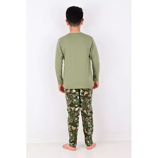 Пижамный комплект vitmo, Цвет: Зеленый, Размер: 4 года, изображение 9