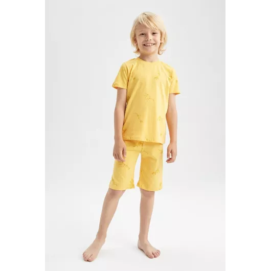 Пижамный комплект DeFacto, Цвет: Желтый, Размер: 9-10 лет, изображение 2