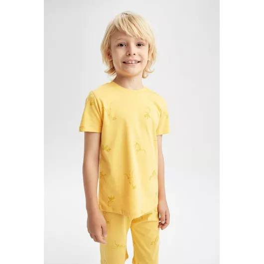 Пижамный комплект DeFacto, Цвет: Желтый, Размер: 8-9 лет, изображение 3