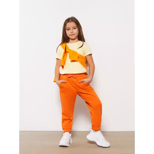 Спортивные штаны LC Waikiki, Цвет: Оранжевый, Размер: 7-8 лет