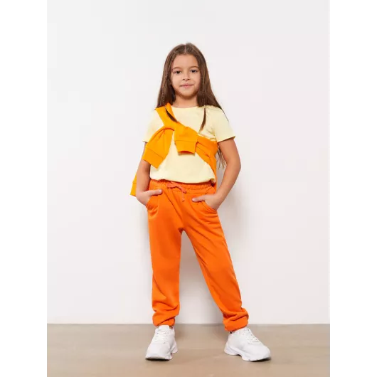 Спортивные штаны LC Waikiki, Цвет: Оранжевый, Размер: 6-7 лет, изображение 2