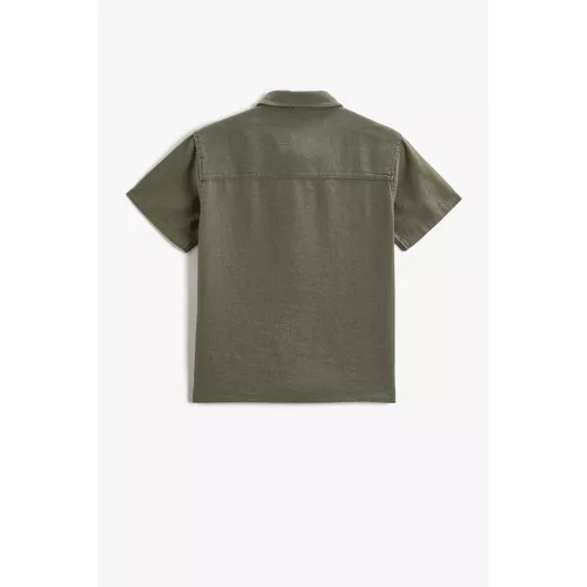 Рубашка Koton, Цвет: Хаки, Размер: 6-7 лет, изображение 2