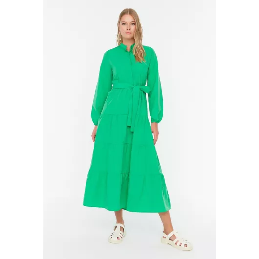 Платье TRENDYOL MODEST, Цвет: Зеленый, Размер: 42, изображение 4
