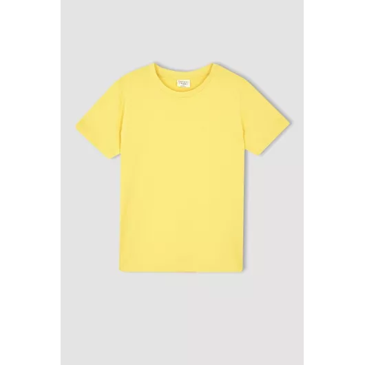Футболка DeFacto, Цвет: Желтый, Размер: 6-7 лет, изображение 5