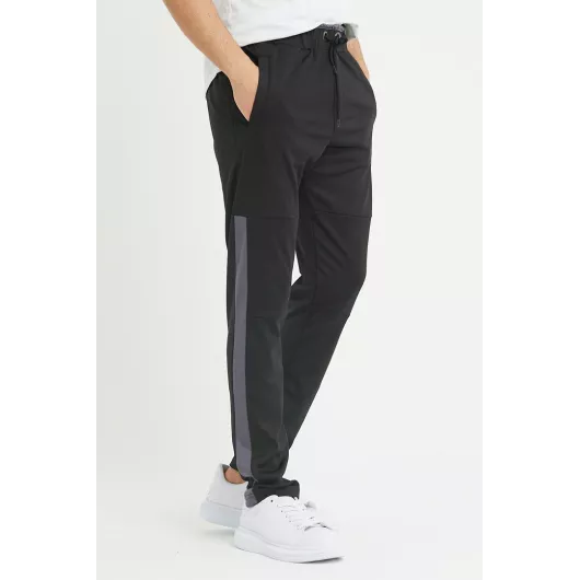Спортивные штаны SLAZENGER, Цвет: Черный, Размер: 2XL, изображение 2