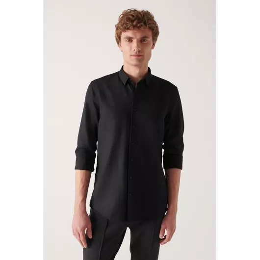 Рубашка AVVA, Цвет: Черный, Размер: 2XL, изображение 3