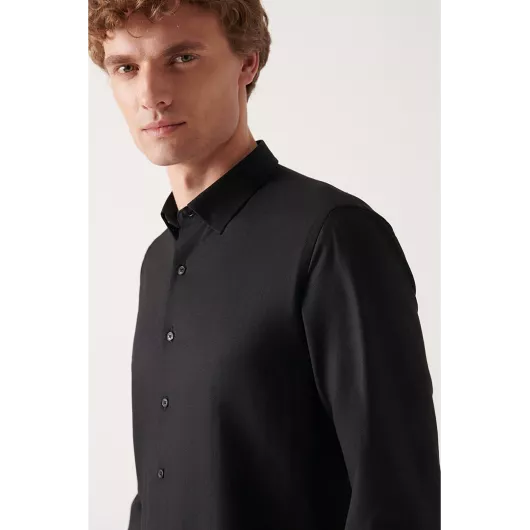 Рубашка AVVA, Цвет: Черный, Размер: S, изображение 2