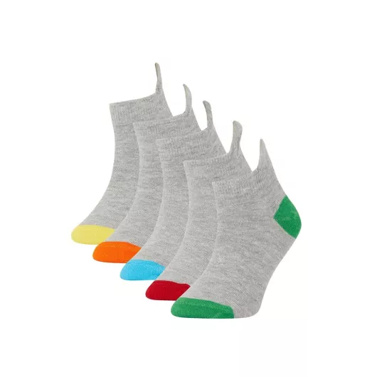 Носки 5 пар DeFacto, Цвет: Серый, Размер: 35-39