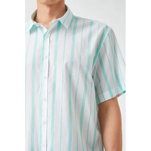 Рубашка Koton, Цвет: Зеленый, Размер: XL, изображение 5