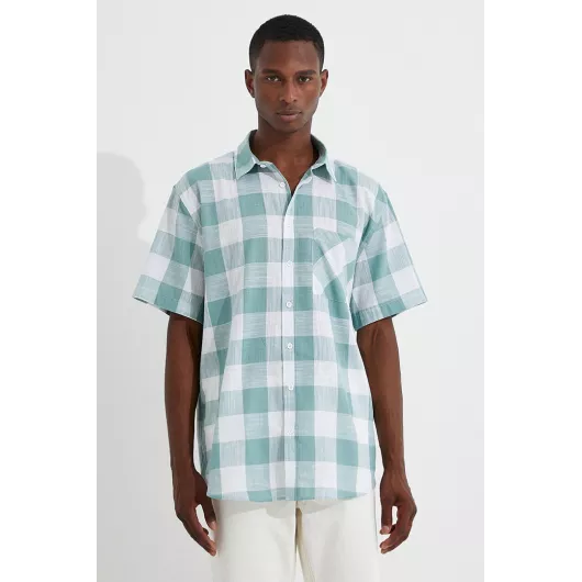 Рубашка Koton, Цвет: Зеленый, Размер: L, изображение 3