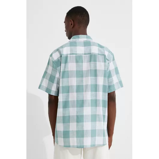 Рубашка Koton, Цвет: Зеленый, Размер: XL, изображение 4