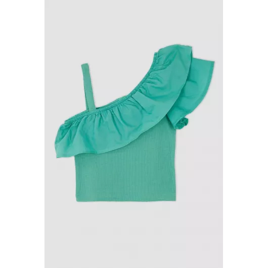 Блузка DeFacto, Цвет: Зеленый, Размер: 11-12 лет