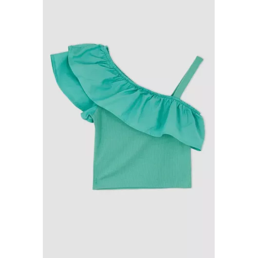 Блузка DeFacto, Цвет: Зеленый, Размер: 8-9 лет, изображение 3