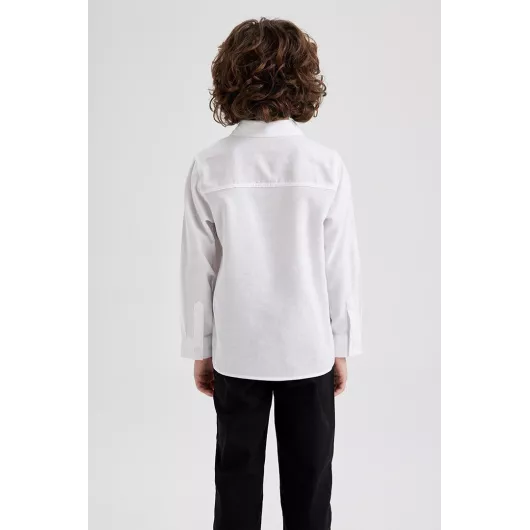 Рубашка DeFacto, Цвет: Белый, Размер: 13-14 лет, изображение 5