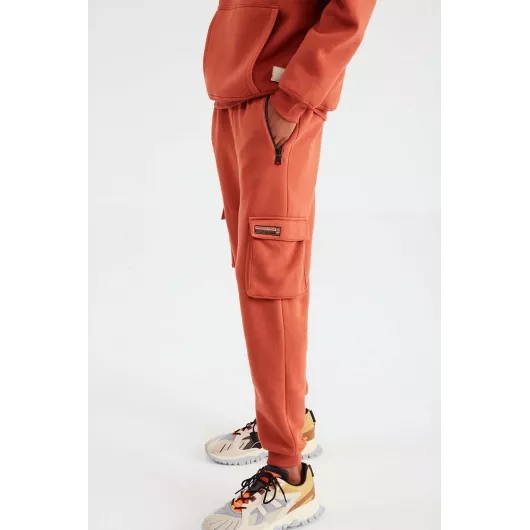 Спортивные штаны Grimelange, Цвет: Коричневый, Размер: M, изображение 3