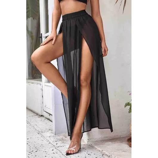 Пляжная юбка - Парео Angelsin, Цвет: Черный, Размер: L/XL