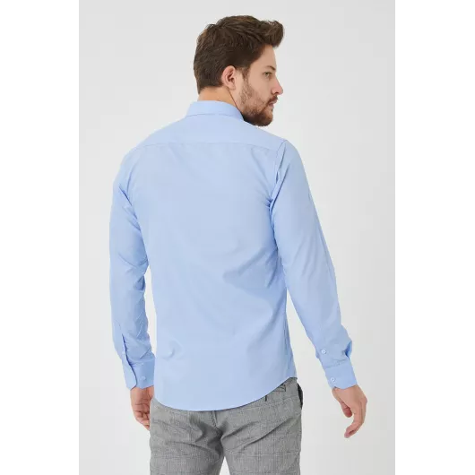 Рубашка Benalli, Цвет: Голубой, Размер: XL, изображение 4