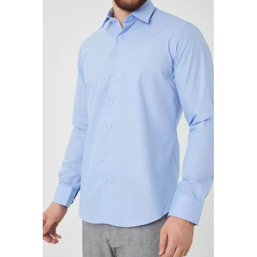 Рубашка Benalli, Цвет: Голубой, Размер: XL, изображение 3