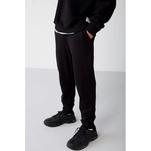 Спортивные штаны Grimelange, Цвет: Черный, Размер: M, изображение 4