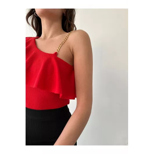 Блузка ELBEY, Цвет: Красный, Размер: M, изображение 2