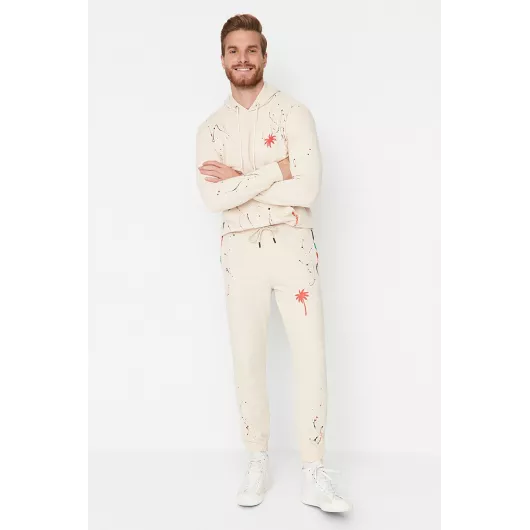 Спортивные штаны TRENDYOL MAN, Цвет: Бежевый, Размер: XL, изображение 2