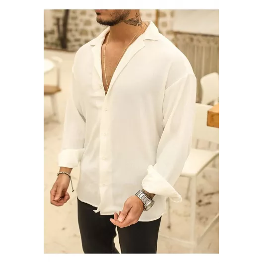 Рубашка outfiit man, Цвет: Белый, Размер: M, изображение 3