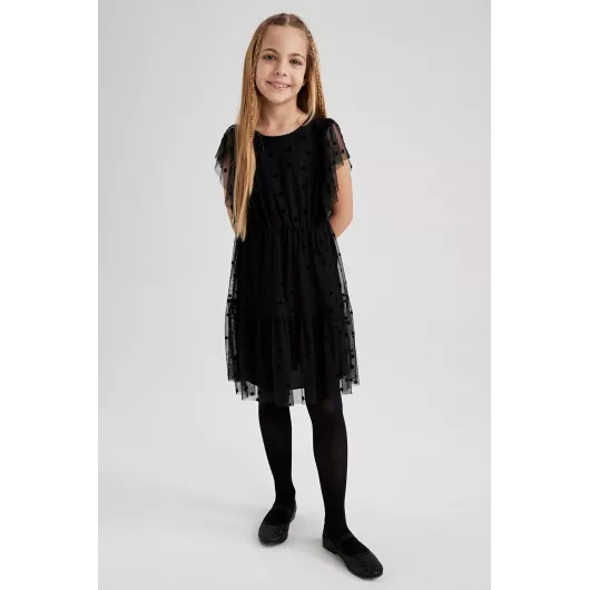 Платье DeFacto, Цвет: Черный, Размер: 4-5 лет