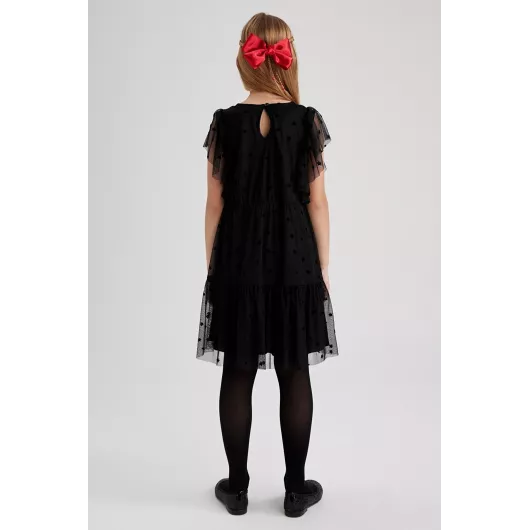 Платье DeFacto, Цвет: Черный, Размер: 6-7 лет, изображение 4