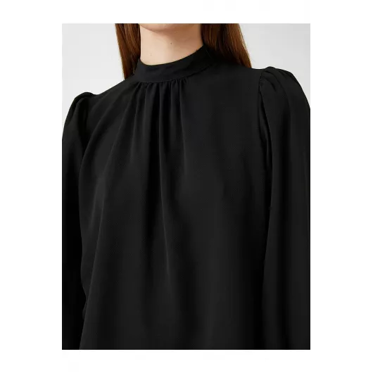 Блузка Koton, Цвет: Черный, Размер: 38, изображение 5
